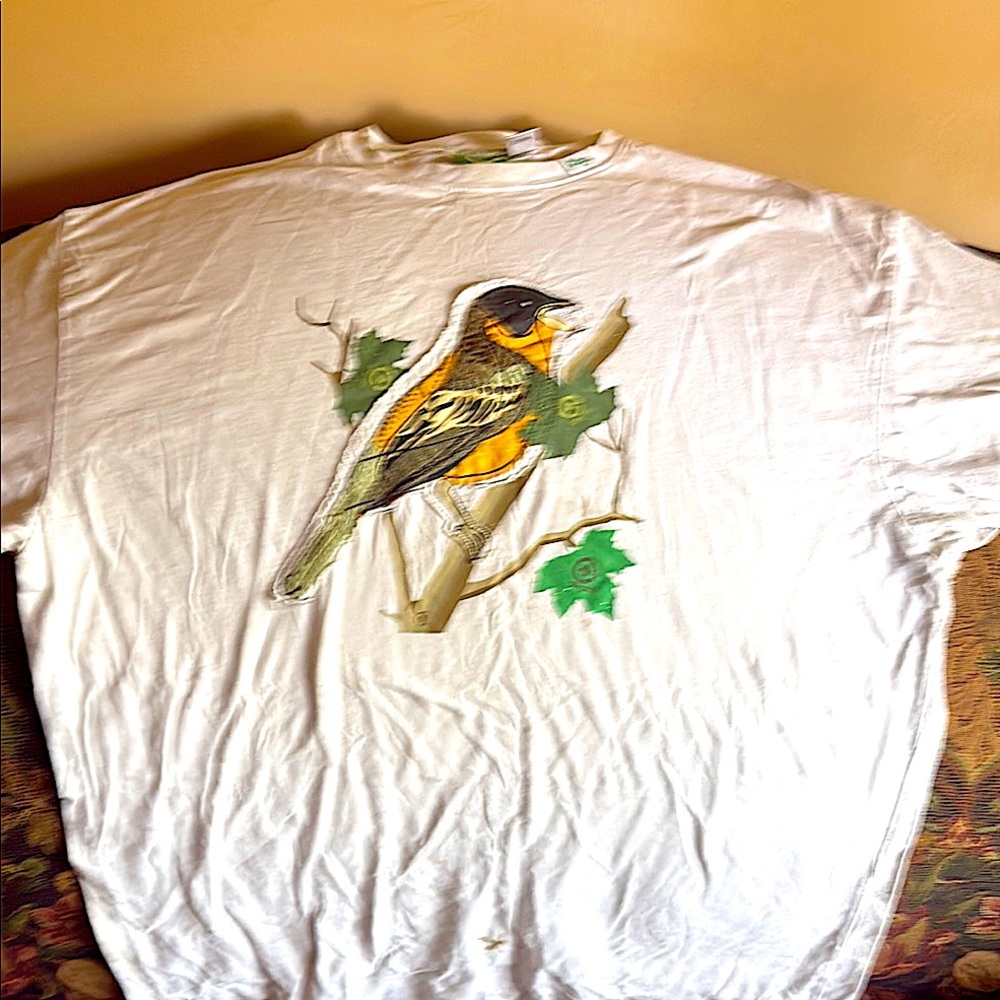 XL Men’s T-shirt white LRG classic worn though